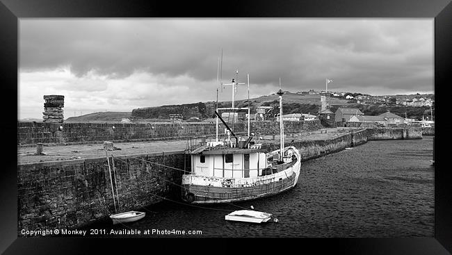 Whitehaven Harbour Framed Print by Anthony Michael 