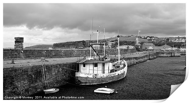 Whitehaven Harbour Print by Anthony Michael 