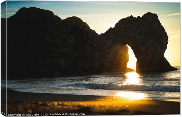 Durdle door beach  Canvas Print by Jakub Eter