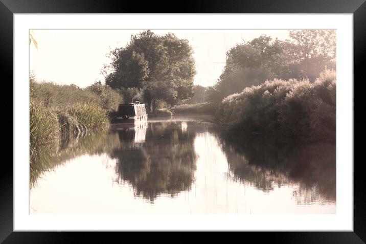 Waterway  Framed Mounted Print by Trevor Ellis