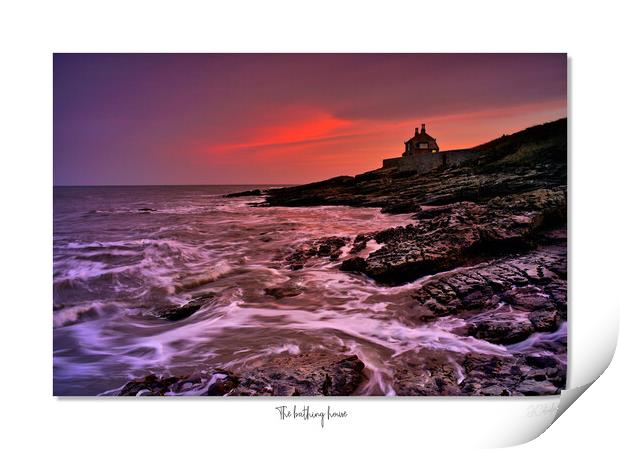 The bathing house Print by JC studios LRPS ARPS