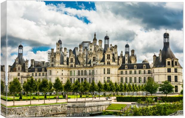 Chambord Castle Canvas Print by Nicolas Boivin