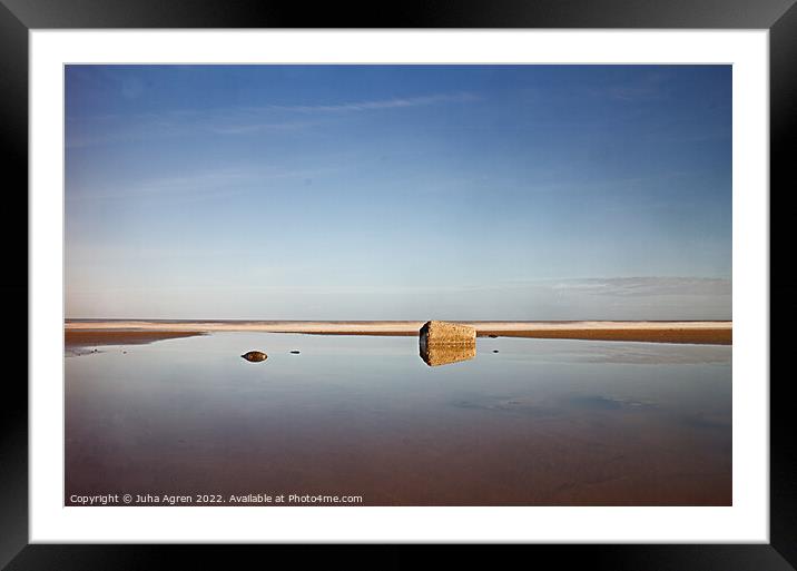 Cromer Beach in Norfolk Framed Mounted Print by Juha Agren