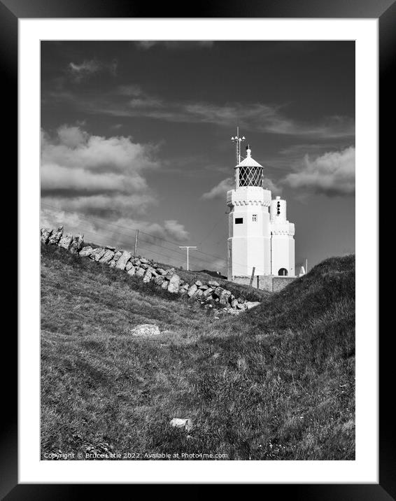 St Catherine's Lighthouse Framed Mounted Print by Bruce Little
