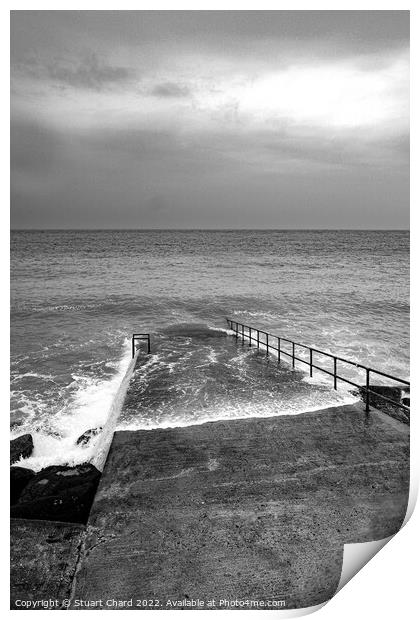 Cromer Jetty in Winter Print by Travel and Pixels 