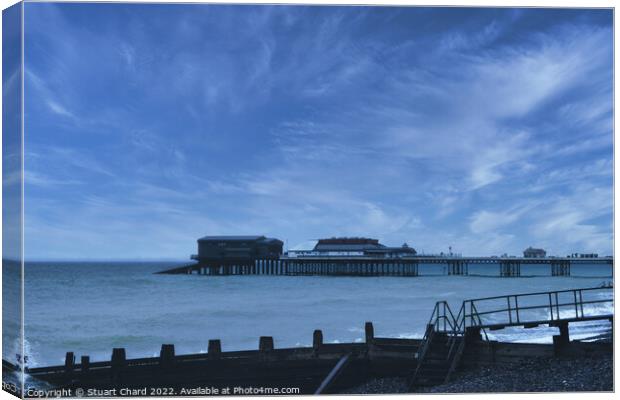 Cromer Pier Norfolk Canvas Print by Travel and Pixels 