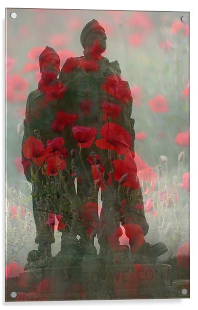We Shall Remember Them Acrylic by Lynne Morris (Lswpp)