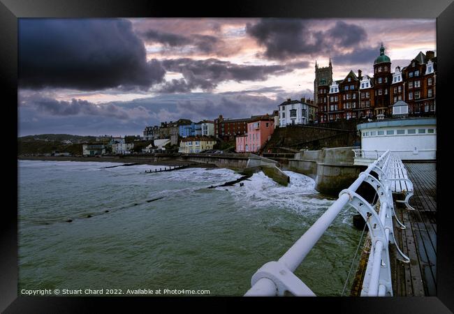 Cromer Town and beach Framed Print by Travel and Pixels 
