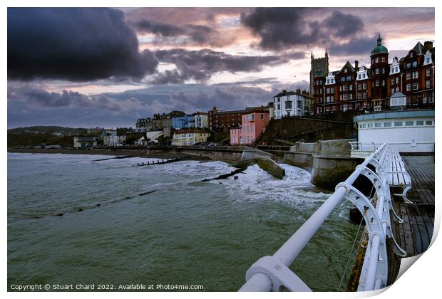 Cromer Town and beach Print by Travel and Pixels 