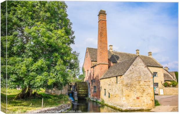 The Old Mill Lower slaughter Canvas Print by Allan Bell