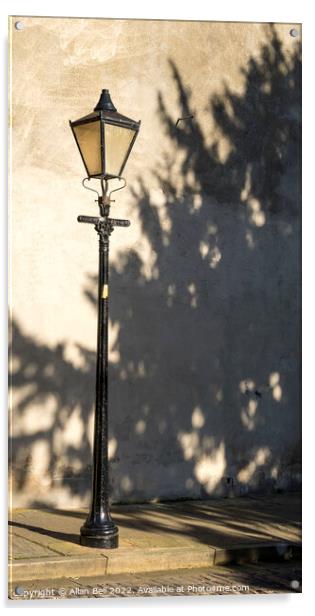 Old street lamp Acrylic by Allan Bell