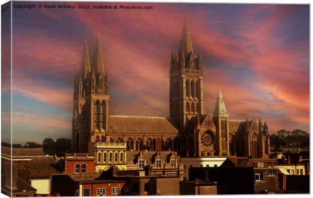 Truro Cathedral Cornwall Canvas Print by Kevin Britland