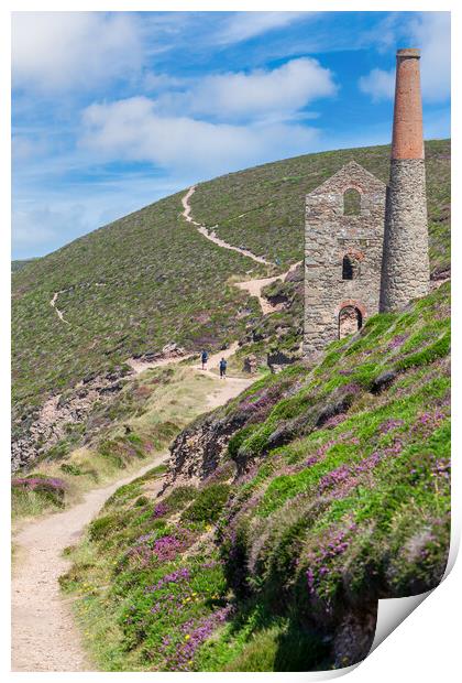 Majestic Tin Mines Print by Kevin Snelling