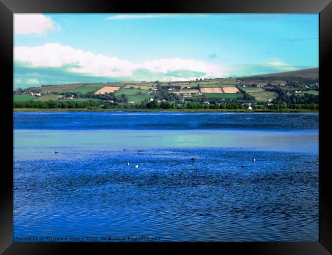 Beautiful blue loch Framed Print by Stephanie Moore