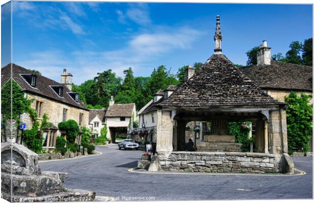 Timeless Charm of Castle Combe Canvas Print by Roger Mechan