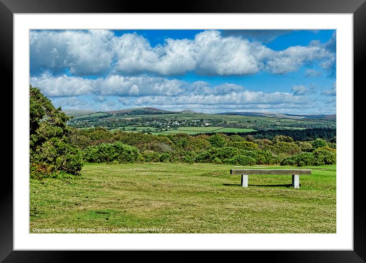 Serene Vistas of Dartmoor Framed Mounted Print by Roger Mechan