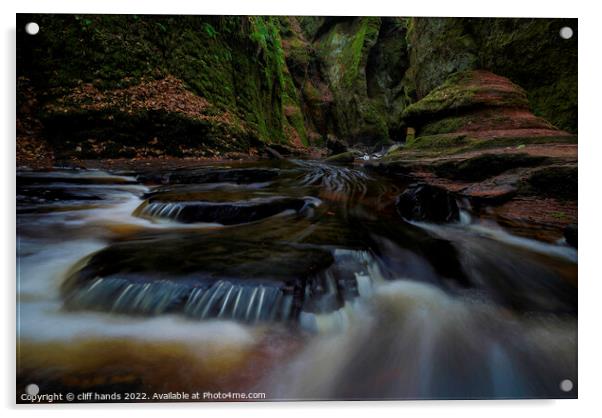 Devils pulpit Acrylic by Scotland's Scenery