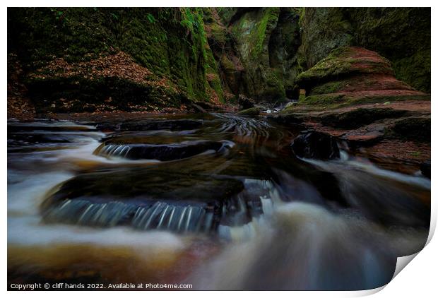 Devils pulpit Print by Scotland's Scenery