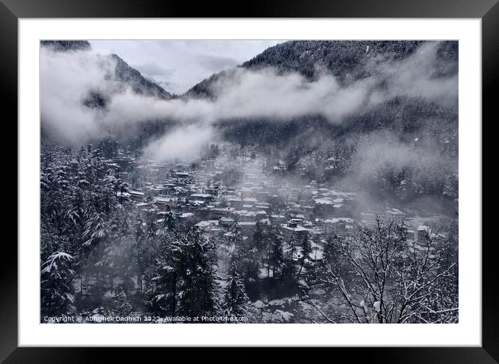 Outdoor mountain Framed Mounted Print by Abhishek Dadhich