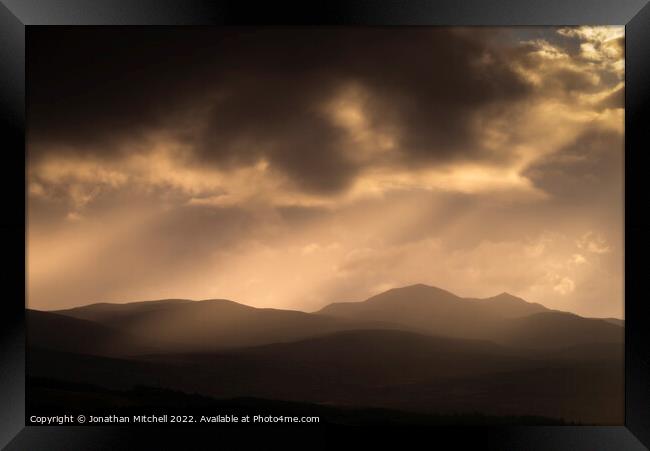 Carn Salachaidh, Scottish Highlands, Sutherland, Scotland, 2018 Framed Print by Jonathan Mitchell