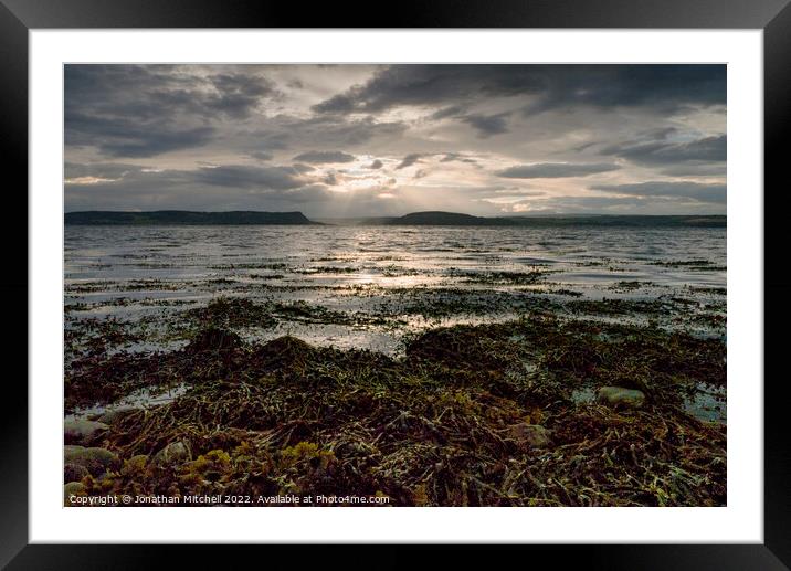 Black Isle, Moray Firth, Inverness-shire, Scotland, 2017 Framed Mounted Print by Jonathan Mitchell