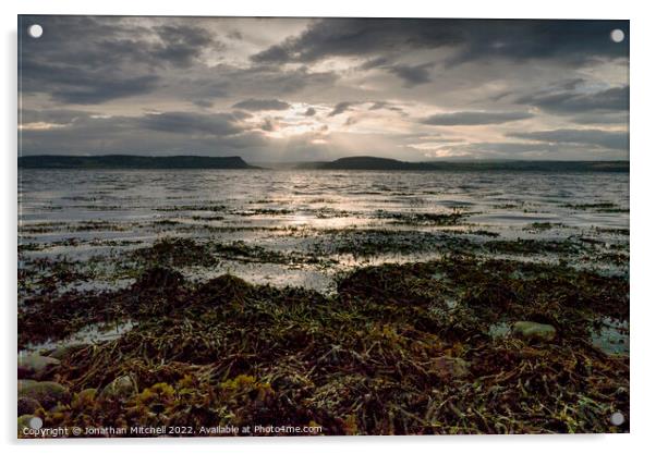 Black Isle, Moray Firth, Inverness-shire, Scotland, 2017 Acrylic by Jonathan Mitchell