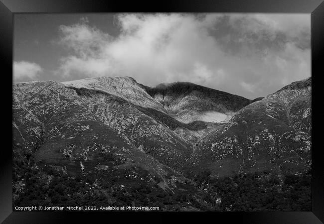 Ben Nevis, Scottish Highlands, Scotland, 2019 Framed Print by Jonathan Mitchell