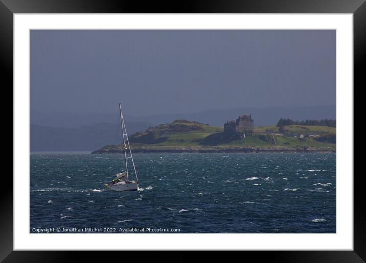 Sound of Mull, Inner Hebrides, Scotland, 2011 Framed Mounted Print by Jonathan Mitchell