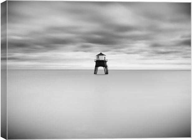 Alone In The Sea Canvas Print by Alan Jackson