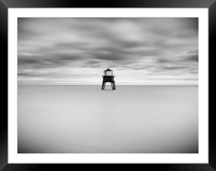 Alone In The Sea Framed Mounted Print by Alan Jackson