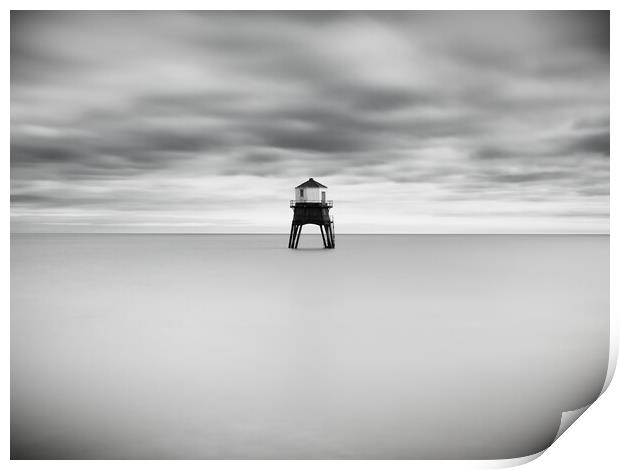 Alone In The Sea Print by Alan Jackson