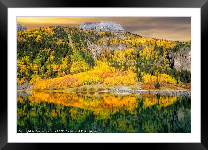 Sunrise Photo Shoot Framed Mounted Print by Donna Kennedy