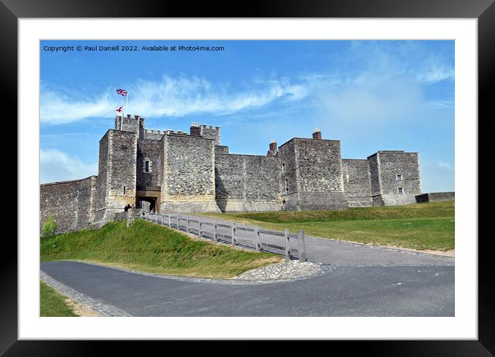 Dover Castle Framed Mounted Print by Paul Daniell