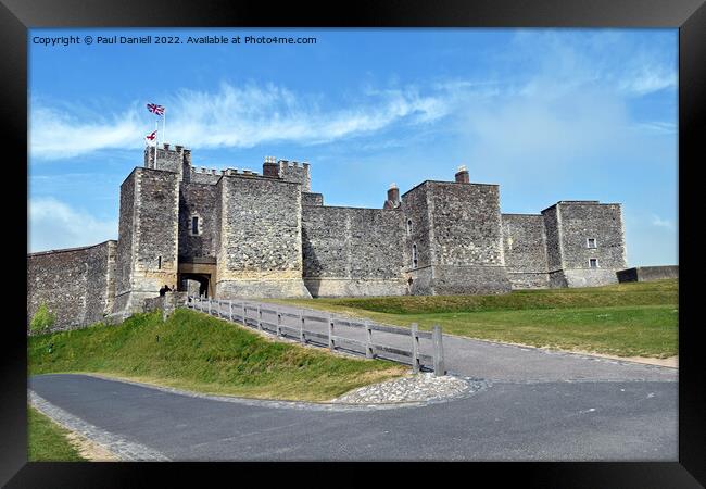 Dover Castle Framed Print by Paul Daniell
