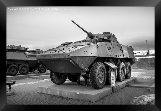 Light armoured vehicle Framed Print by Jeff Whyte