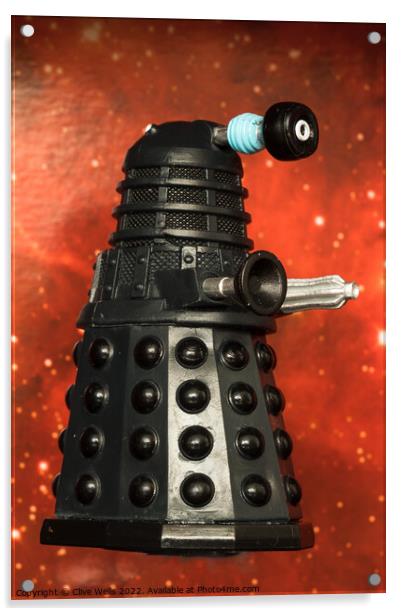 Cult of Skaro Dalek Acrylic by Clive Wells