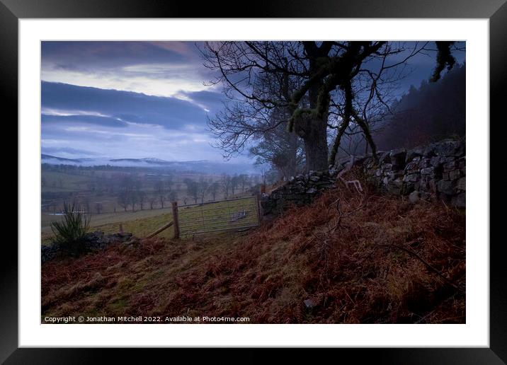 Dornoch Firth, Sutherland, Scotland, 2018 Framed Mounted Print by Jonathan Mitchell