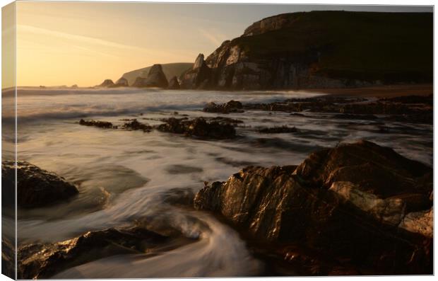 Westcombe Moods Canvas Print by David Neighbour
