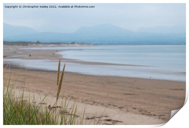 Outdoor oceanbeach Print by Christopher Keeley