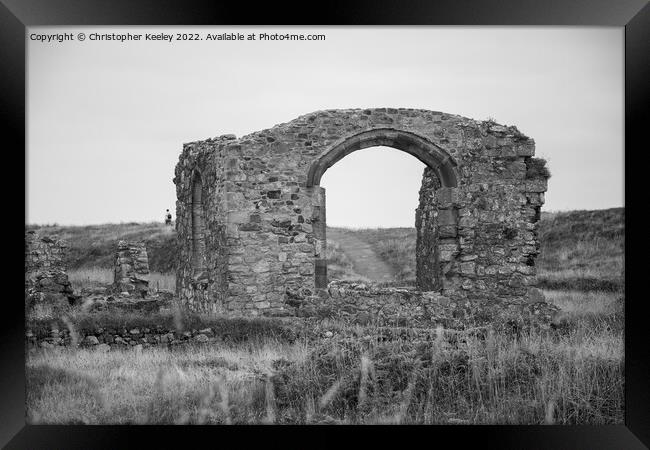 Building arch Framed Print by Christopher Keeley