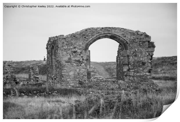 Building arch Print by Christopher Keeley