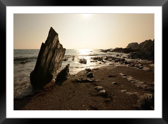 Ayrmer Cove Framed Mounted Print by David Neighbour