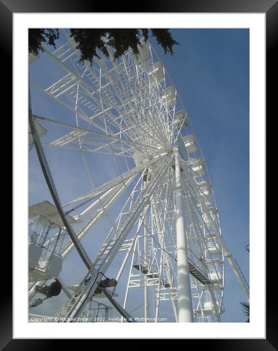 The big wheel clacton on sea Framed Mounted Print by Michael bryant Tiptopimage