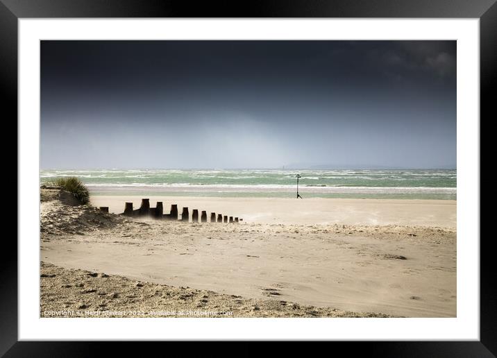 West Wittering Beach Framed Mounted Print by Heidi Stewart