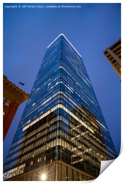  Brookfield Place office tower in Calgary. Print by Jeff Whyte
