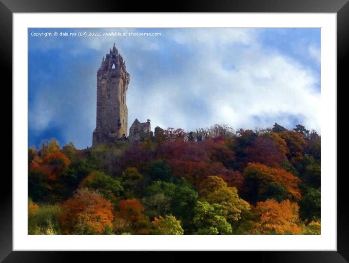 wallace monument Framed Mounted Print by dale rys (LP)