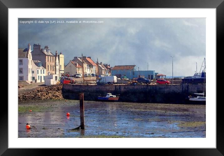 pittenweem Framed Mounted Print by dale rys (LP)