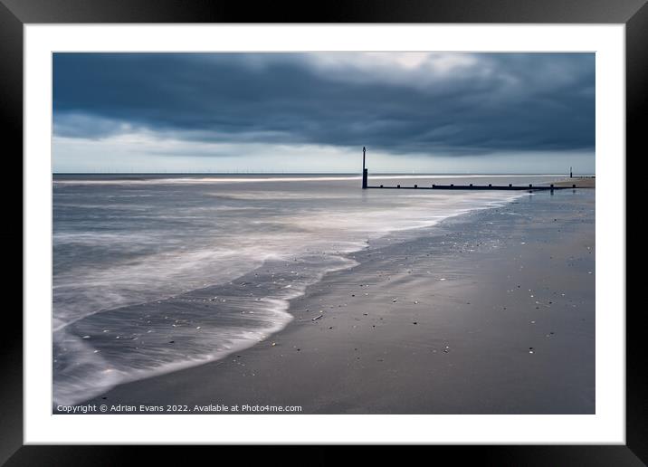 Rhyl Seascape Wales  Framed Mounted Print by Adrian Evans