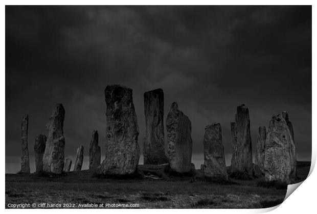callanish stones Print by Scotland's Scenery