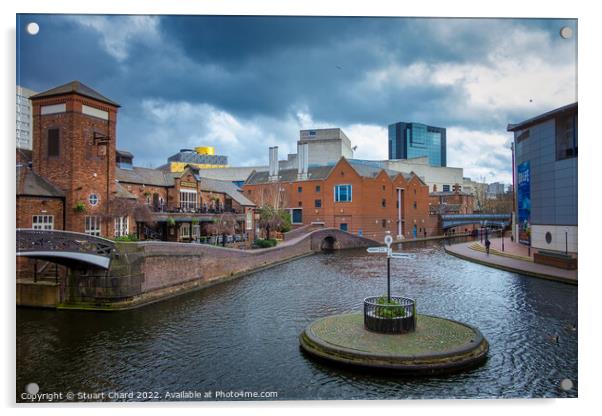 Birmingham Canal Junction Acrylic by Travel and Pixels 